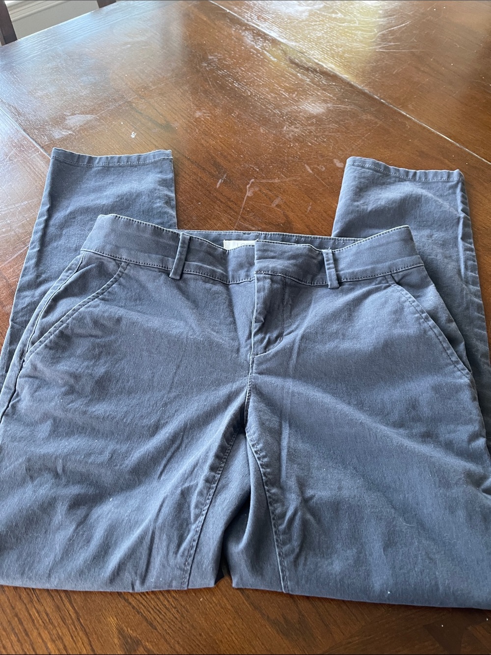 LOFT Women’s Slate Blue Chino Pants